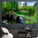 Augusta National Golf Club Wall Art - Panoramic Bridge & by MyGreatCanvas | Canvas Wall Art Prints | Photo Prints & Wall Decor