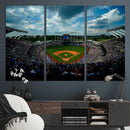 3-Panel Kauffman Stadium Wall Art Print | Large Kansas City
