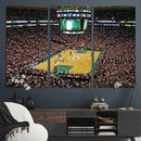 TD Garden Basketball Canvas Wall Art - Boston Celtics Live by MyGreatCanvas | Canvas Wall Art Prints | Photo Prints & Wall Decor