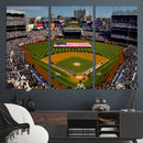 Yankee Stadium New York Wall Art Print | 3-Panel Canvas