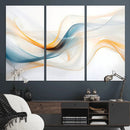 Decorative Turquoise Abstract Wave Wall Art Canvas Print by MyGreatCanvas | Canvas Wall Art Prints | Photo Prints & Wall Decor