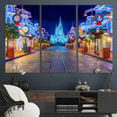 Disney Wall Art | Castle Large Wall Art Disney Magic Kingdom