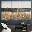 Rustic Field Landscape Wall Art Print, Giclee Canvas Wall