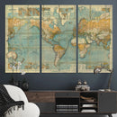 Push Pin World Map Canvas Print – Travel Tracker Wall Art by MyGreatCanvas | Canvas Wall Art Prints | Photo Prints & Wall Decor