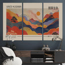 Yayoi Kusama Landscape Canvas Print, Vibrant Floral Mountain by MyGreatCanvas | Canvas Wall Art Prints | Photo Prints & Wall Decor