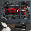 Ferrari Pit Stop Canvas Wall Art – Precision and Speed
