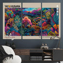 Framed Japanese 1986 Wall Art Print, Yayoi Kusama 1986 Wall