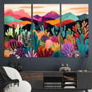 Abstract Kusama Print - Landscape Canvas Wall Art Print - by MyGreatCanvas | Canvas Wall Art Prints | Photo Prints & Wall Decor
