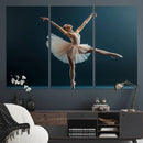 Ballet Dancer Wall Art – Framed Graceful Pose Canvas by MyGreatCanvas | Canvas Wall Art Prints | Photo Prints & Wall Decor
