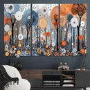 Abstract Winter Landscape Canvas Wall Art Print - Large by MyGreatCanvas | Canvas Wall Art Prints | Photo Prints & Wall Decor