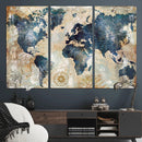 World Map Canvas Print – Framed Wall Art for Couples, by MyGreatCanvas | Canvas Wall Art Prints | Photo Prints & Wall Decor