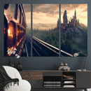 Harry Castle Wall Art Canvas Print, Wizard School Wall Art