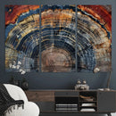 Abstract Tree Ring Wall Art, Colorful Framed Tree Ring Wall by MyGreatCanvas | Canvas Wall Art Prints | Photo Prints & Wall Decor