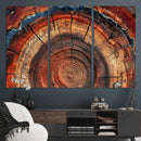 Abstract Tree Ring Art, Colorful Tree Ring Wall Decor, by MyGreatCanvas | Canvas Wall Art Prints | Photo Prints & Wall Decor