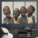 Shai Yossef Print - Joyful Childhood Canvas Wall Art -