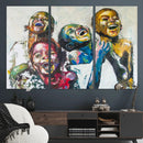 Shai Yossef Style Canvas Art - Joyful African Black Kids