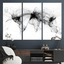Abstract World Map Wall Art – Framed Geometric Line Canvas by MyGreatCanvas | Canvas Wall Art Prints | Photo Prints & Wall Decor