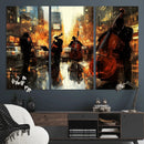 Jazz Wall Art Canvas Print – Colorful Musical Instrument