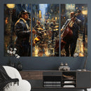 Jazz Canvas Wall Art Print – Abstract African American Music by MyGreatCanvas | Canvas Wall Art Prints | Photo Prints & Wall Decor