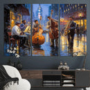Colorful Jazz Wall Art - African American Music Canvas Print