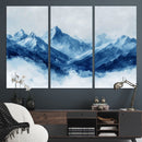 Blue Mountains Wall Art – Framed Snowy Range Canvas Artwork, by MyGreatCanvas | Canvas Wall Art Prints | Photo Prints & Wall Decor