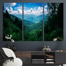 Tropical Jungle Wall Art Canvas Print – Framed Lush Valley by MyGreatCanvas | Canvas Wall Art Prints | Photo Prints & Wall Decor