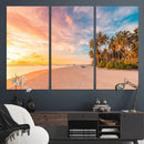 Tropical Beach Wall Art Canvas Print – Framed Palm Trees by MyGreatCanvas | Canvas Wall Art Prints | Photo Prints & Wall Decor