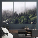 Misty Forest Wall Art Canvas Print – Foggy Pines Pine Valley by MyGreatCanvas | Canvas Wall Art Prints | Photo Prints & Wall Decor