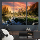 Yosemite Valley Wall Art Canvas Print – El Capitan Sunset