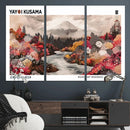 Yayoi Kusama Wall Art Canvas Print – Framed Large Abstract