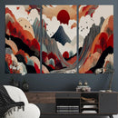 Abstract Mountain Wall Art – Framed Vibrant Landscape Canvas by MyGreatCanvas | Canvas Wall Art Prints | Photo Prints & Wall Decor