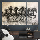 Galloping Horses Wall Art Canvas Print – Framed Wild by MyGreatCanvas | Canvas Wall Art Prints | Photo Prints & Wall Decor
