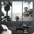 Palm Trees Wall Art Canvas Print – Framed Coastal Ocean