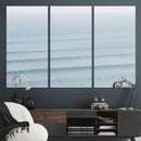 Ocean Waves Wall Art Canvas Print – Framed Solo Surfer Wave