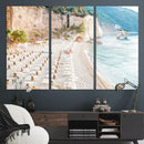 Beach Wall Art Canvas Print – Framed Coastal Seascape Summer