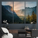 Yosemite Valley Wall Art Canvas Print – Framed Mountain