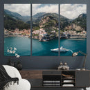 Amalfi Coast Wall Art – Framed Italian Seaside Canvas by MyGreatCanvas | Canvas Wall Art Prints | Photo Prints & Wall Decor