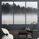 Surfer Fog Wall Art Canvas Print – Framed Foggy Beach Scene by MyGreatCanvas | Canvas Wall Art Prints | Photo Prints & Wall Decor