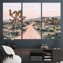 Joshua Tree Wall Art Canvas Print – Framed Desert Road Scene by MyGreatCanvas | Canvas Wall Art Prints | Photo Prints & Wall Decor