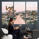 Joshua Tree Park Wall Art Canvas Print – Framed Desert Road by MyGreatCanvas | Canvas Wall Art Prints | Photo Prints & Wall Decor