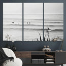Surfer Silhouette Wall Art Canvas Print – Framed Calm Ocean by MyGreatCanvas | Canvas Wall Art Prints | Photo Prints & Wall Decor