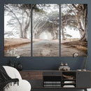 Cypress Tunnel Wall Art – Framed Misty Road Canvas Artwork, by MyGreatCanvas | Canvas Wall Art Prints | Photo Prints & Wall Decor