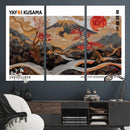 Mount Fuji Wall Art Canvas Print – Framed Abstract Mount