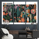 Modern Japanese Wall Art Canvas Print – Framed Abstract