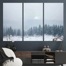 Winter Forest Wall Art Canvas Print – Framed Snowy Landscape by MyGreatCanvas | Canvas Wall Art Prints | Photo Prints & Wall Decor
