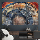 Tree Rings Wall Art Canvas Print – Framed Petrified Wood by MyGreatCanvas | Canvas Wall Art Prints | Photo Prints & Wall Decor