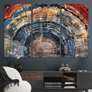 Tree Rings Wall Art Canvas Print – Framed Wood Art Picture by MyGreatCanvas | Canvas Wall Art Prints | Photo Prints & Wall Decor
