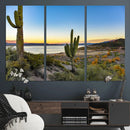 Saguaro Cactus Wall Art Canvas Print – Framed Desert Sunset by MyGreatCanvas | Canvas Wall Art Prints | Photo Prints & Wall Decor