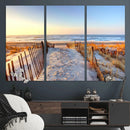 Ocean Sunset Wall Art Canvas Print – Nautical Beach