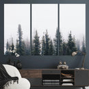 Foggy Forest Wall Art Canvas Print – Framed Misty Pines by MyGreatCanvas | Canvas Wall Art Prints | Photo Prints & Wall Decor
